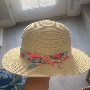 Kids Tommy Bahamas Cream Wide Brim Sun Hat